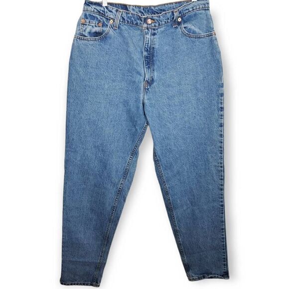 Levi's 551 Relaxed Fit Tapered Leg Vintage 90s Jeans size 16 Long - Picture 1 of 8